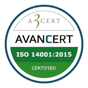 ISO 14001 certificeringslogo