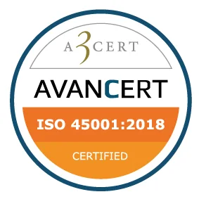 ISO 45001 certificeringslogo