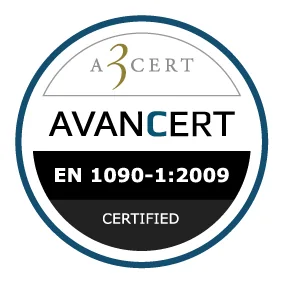 EN 1090-1 certificeringslogo